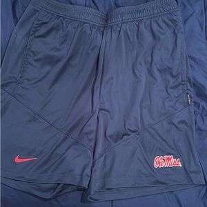 Nike Men's Dark Blue Ole Miss Athletic Shorts